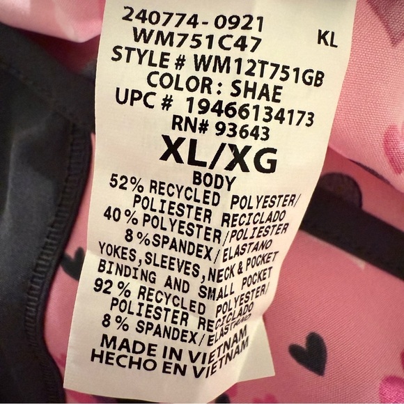 Scrubstar Women’s size XL heart print scrub top stretch Valentines Day pink NWT - Picture 6 of 9